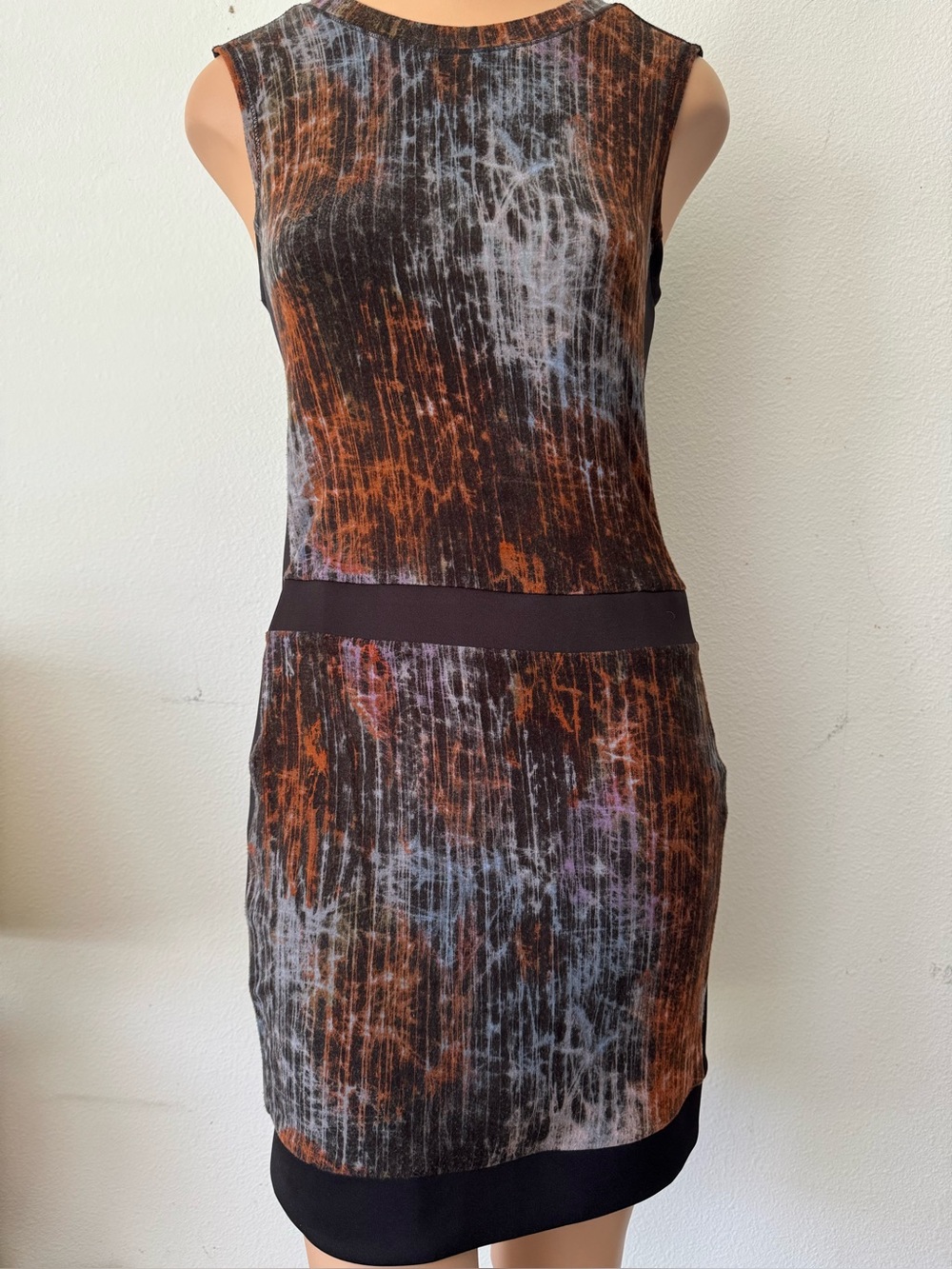RACHEL RACHEL ROY Sleeveless Multi Colored Front Insert Dress Size Small